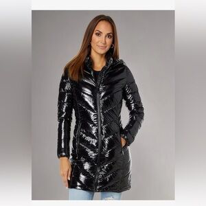 Calvin Klein Shiny Black Puffer Jacket